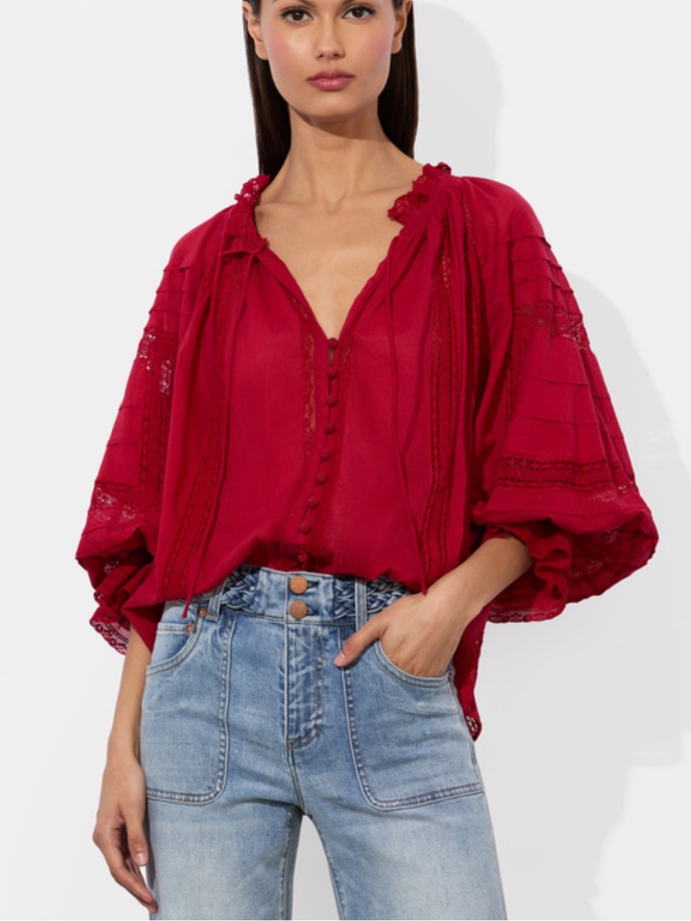 Alice + Olivia JOSEPHINE BLOUSE